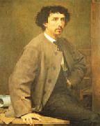 Paul Baudry Portrait of Charles Garnier Spain oil painting reproduction